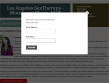 Tablet Screenshot of lasextherapist.com